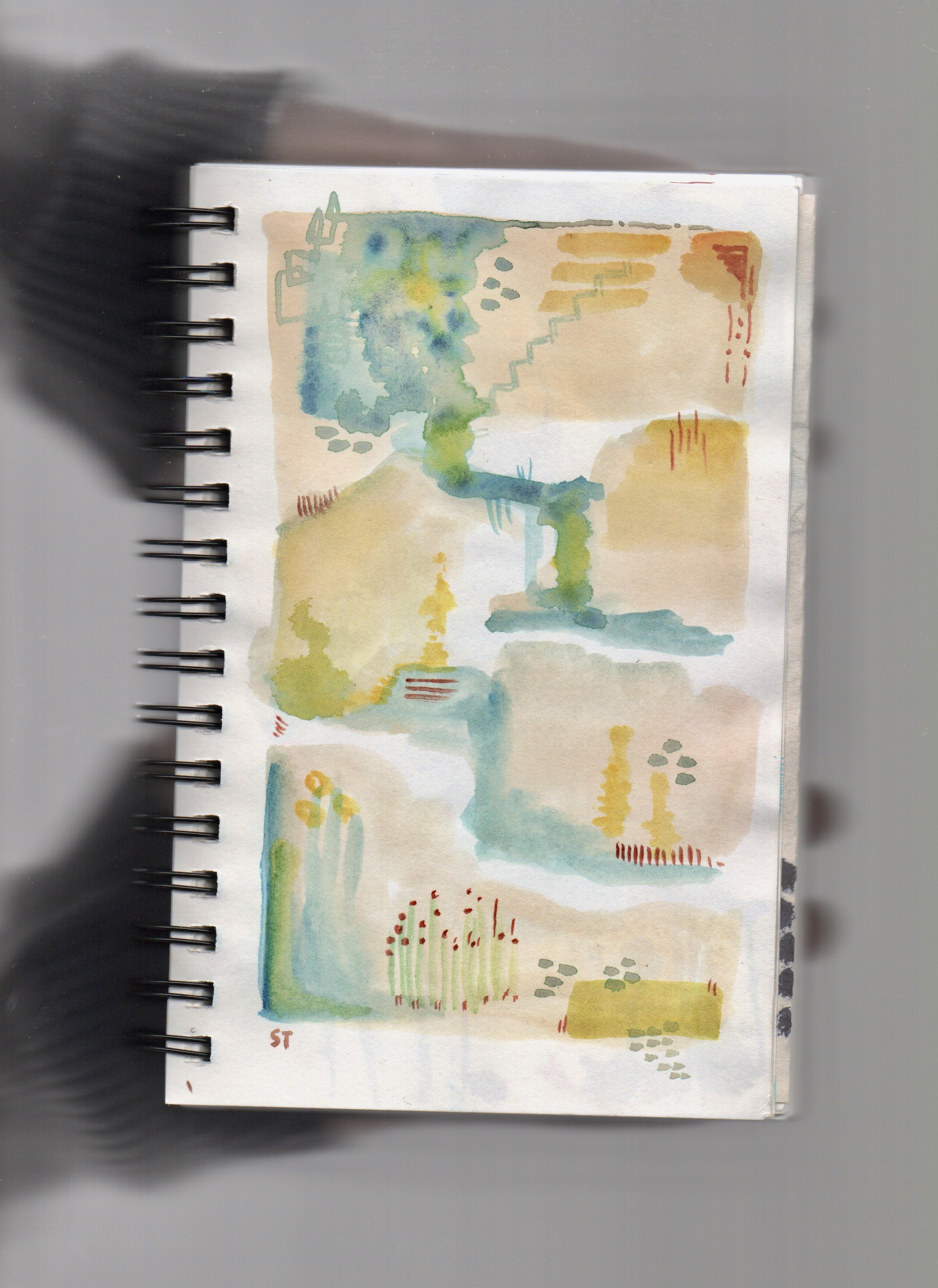 Exploración con Acuarela